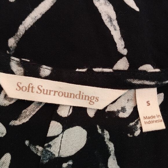 Soft Surroundings Tunic Floral Tropical Layered Rayon - Picture 7 of 7